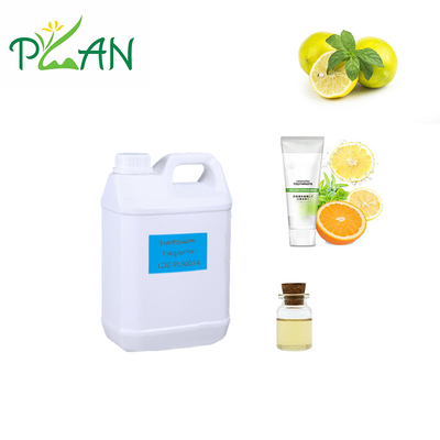 100% tinh khiết hữu cơ Citrus Mint kem đánh răng nước hoa màu vàng nhạt thơm tinh dầu